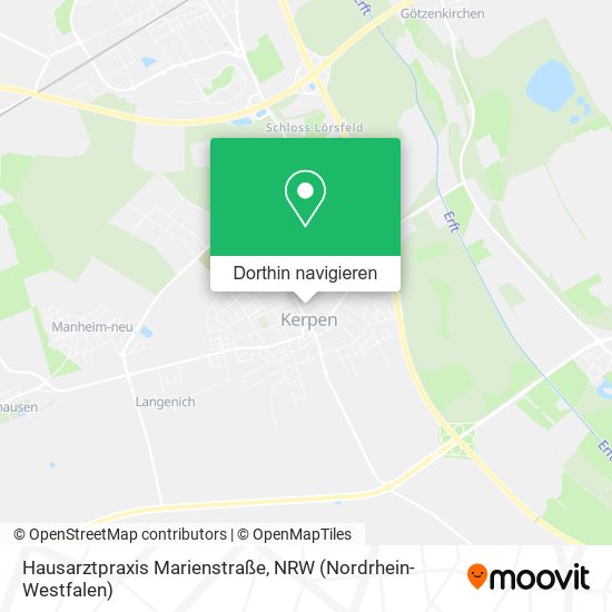 Hausarztpraxis Marienstraße Karte
