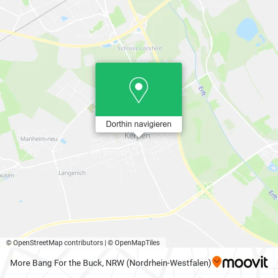 More Bang For the Buck Karte