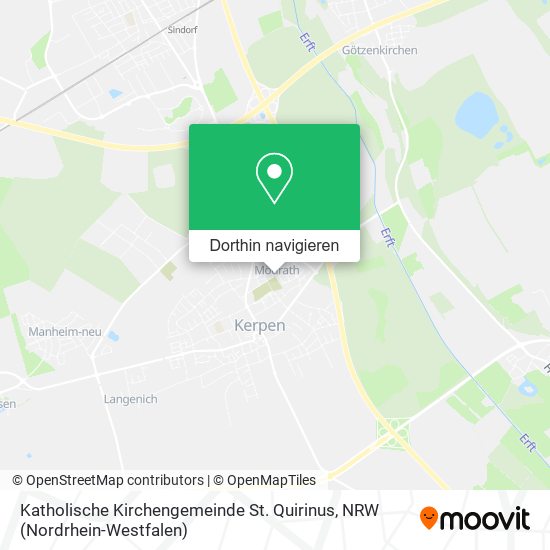 Katholische Kirchengemeinde St. Quirinus Karte