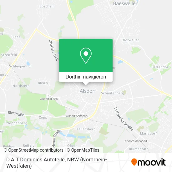 D.A.T Dominics Autoteile Karte