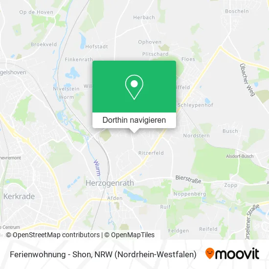 Ferienwohnung - Shon Karte