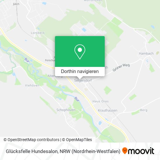 Glücksfelle Hundesalon Karte