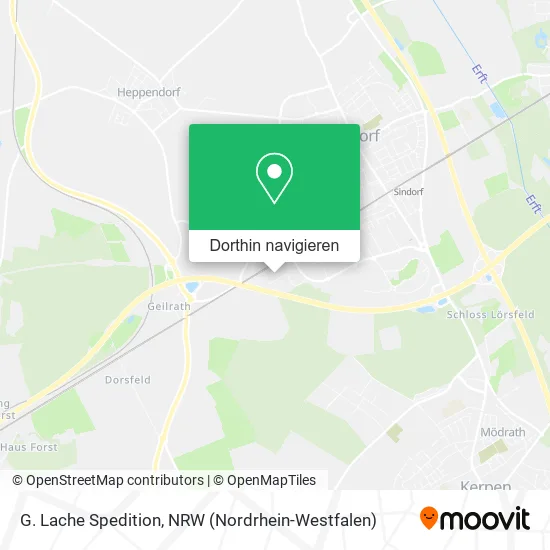 G. Lache Spedition Karte