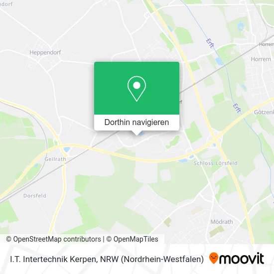 I.T. Intertechnik Kerpen Karte