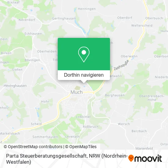 Parta Steuerberatungsgesellschaft Karte