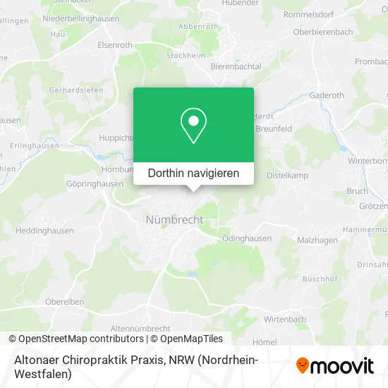 Altonaer Chiropraktik Praxis Karte