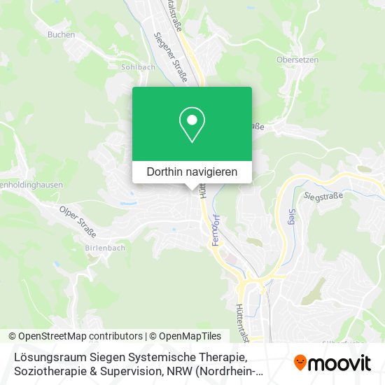 Lösungsraum Siegen Systemische Therapie, Soziotherapie & Supervision Karte