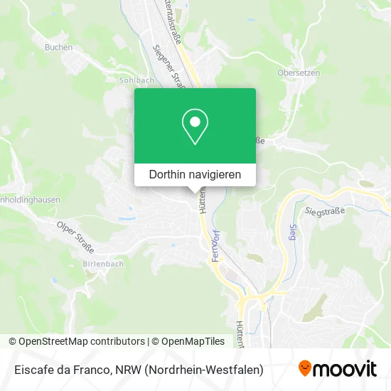 Eiscafe da Franco Karte