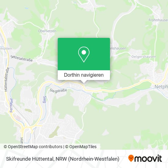 Skifreunde Hüttental Karte