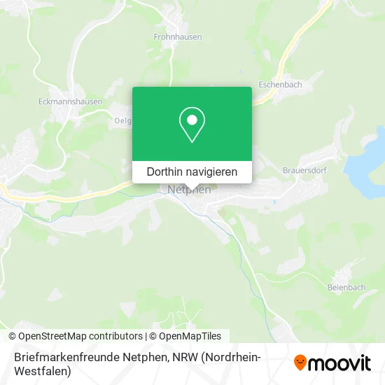 Briefmarkenfreunde Netphen Karte