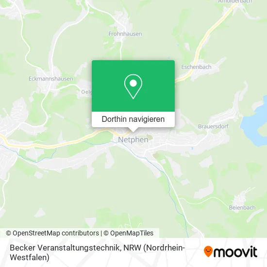 Becker Veranstaltungstechnik Karte