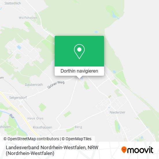 Landesverband Nordrhein-Westfalen Karte