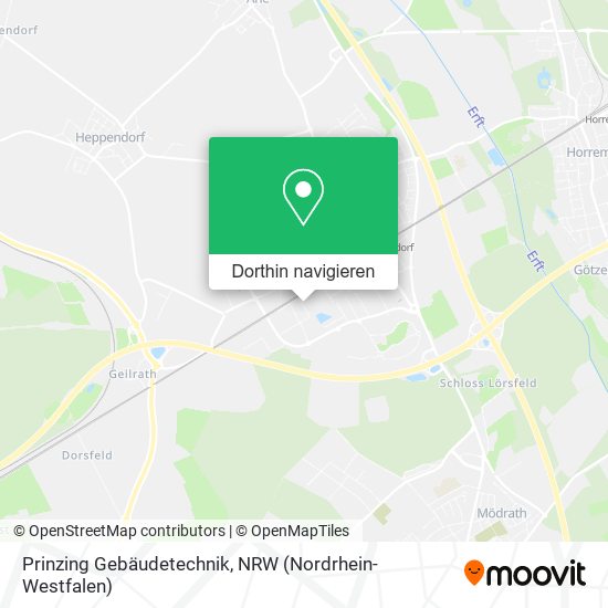 Prinzing Gebäudetechnik Karte