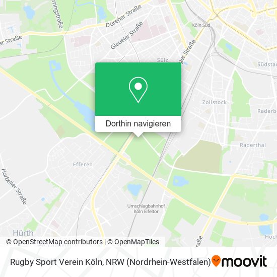 Rugby Sport Verein Köln Karte