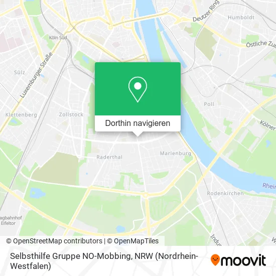 Selbsthilfe Gruppe NO-Mobbing Karte