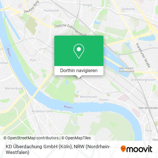 KD Überdachung GmbH (Köln) Karte