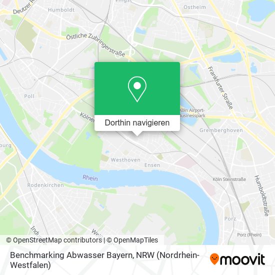 Benchmarking Abwasser Bayern Karte