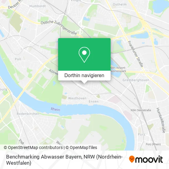 Benchmarking Abwasser Bayern Karte