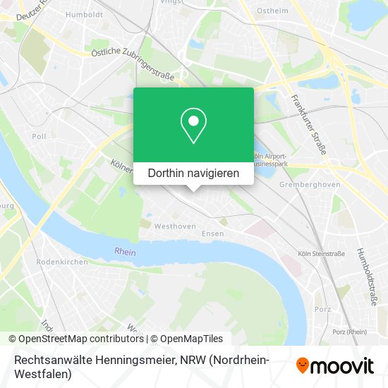 Rechtsanwälte Henningsmeier Karte