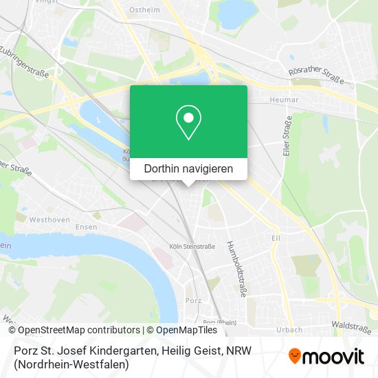 Porz St. Josef Kindergarten, Heilig Geist Karte