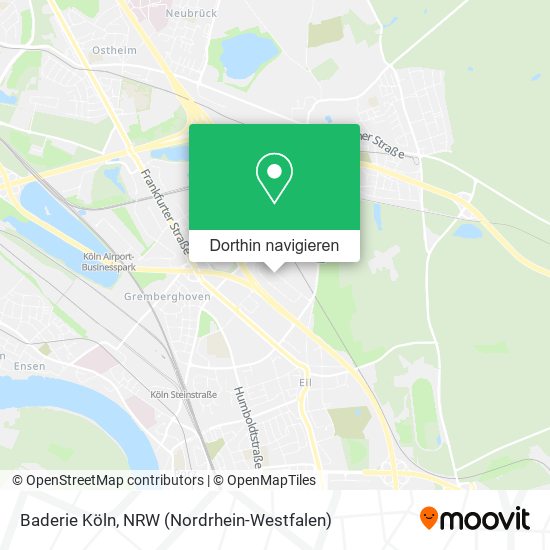 Baderie Köln Karte