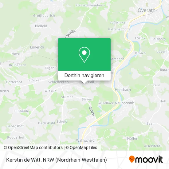 Kerstin de Witt Karte