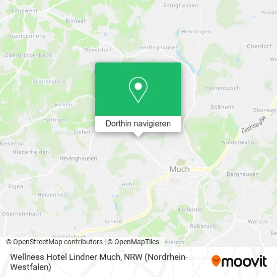 Wellness Hotel Lindner Much Karte