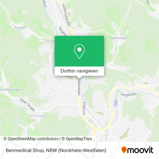 Benmedical Shop Karte