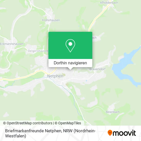 Briefmarkenfreunde Netphen Karte