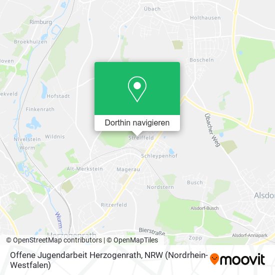 Offene Jugendarbeit Herzogenrath Karte
