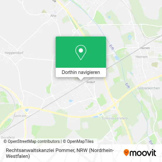 Rechtsanwaltskanzlei Pommer Karte