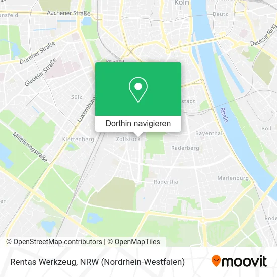 Rentas Werkzeug Karte