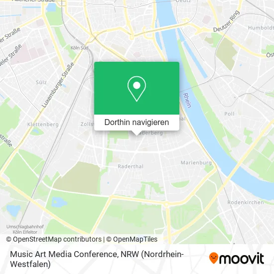 Music Art Media Conference Karte