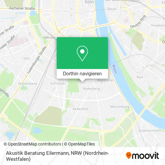 Akustik Beratung Eilermann Karte