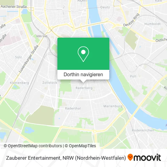 Zauberer Entertainment Karte