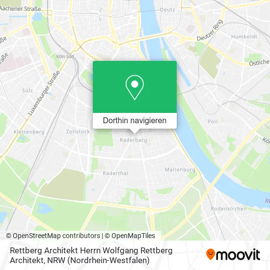 Rettberg Architekt Herrn Wolfgang Rettberg Architekt Karte