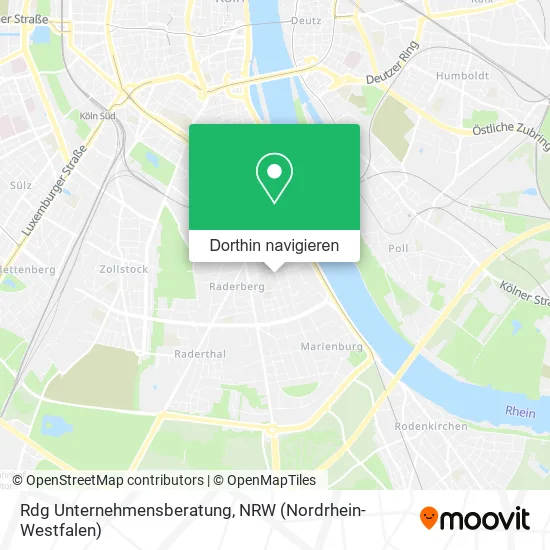 Rdg Unternehmensberatung Karte