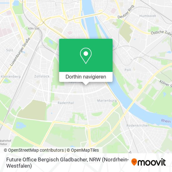 Future Office Bergisch Gladbacher Karte