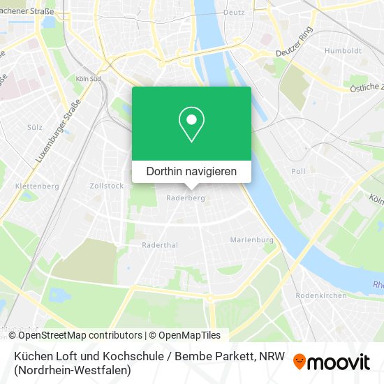 Küchen Loft und Kochschule / Bembe Parkett Karte