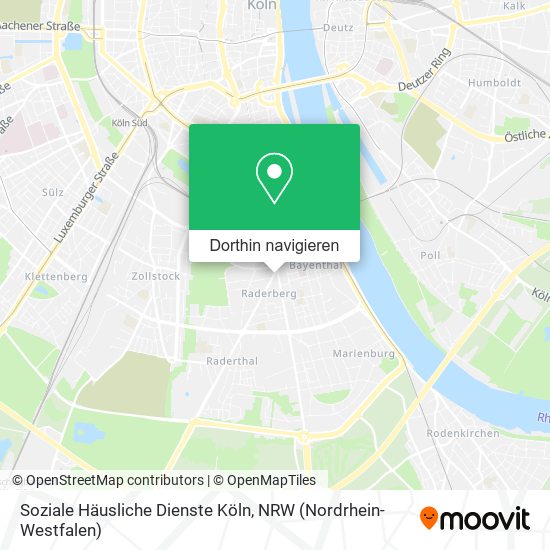 Soziale Häusliche Dienste Köln Karte