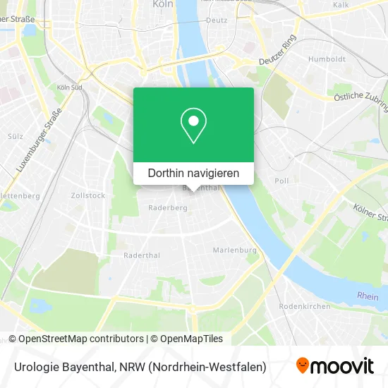 Urologie Bayenthal Karte