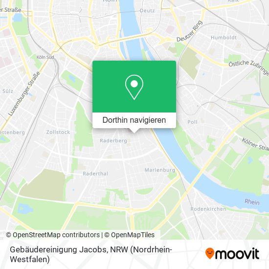 Gebäudereinigung Jacobs Karte