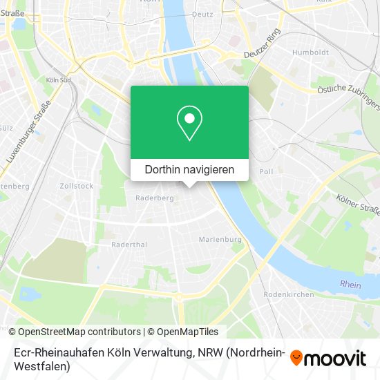 Ecr-Rheinauhafen Köln Verwaltung Karte
