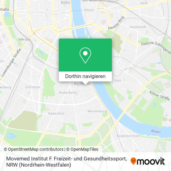 Movemed Institut F. Freizeit- und Gesundheitssport Karte