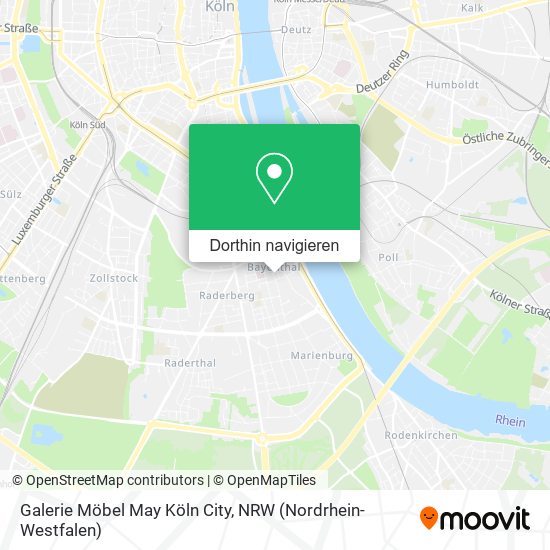 Galerie Möbel May Köln City Karte