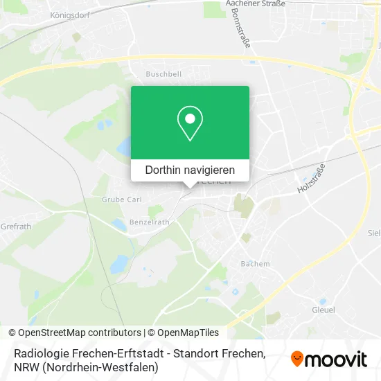 Radiologie Frechen-Erftstadt - Standort Frechen Karte