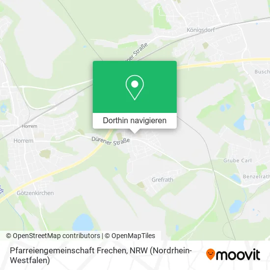 Pfarreiengemeinschaft Frechen Karte