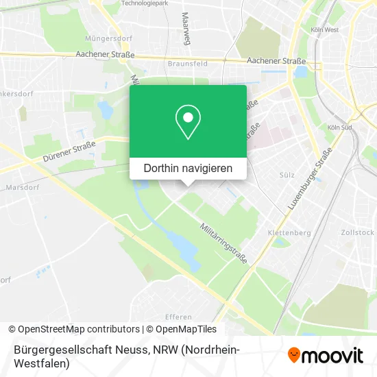 Bürgergesellschaft Neuss Karte