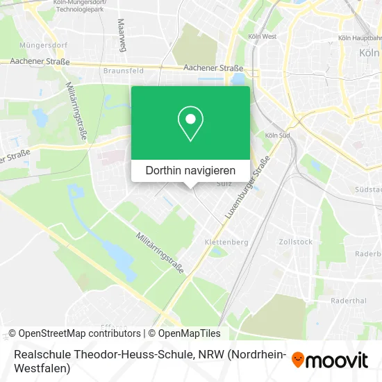 Realschule Theodor-Heuss-Schule Karte