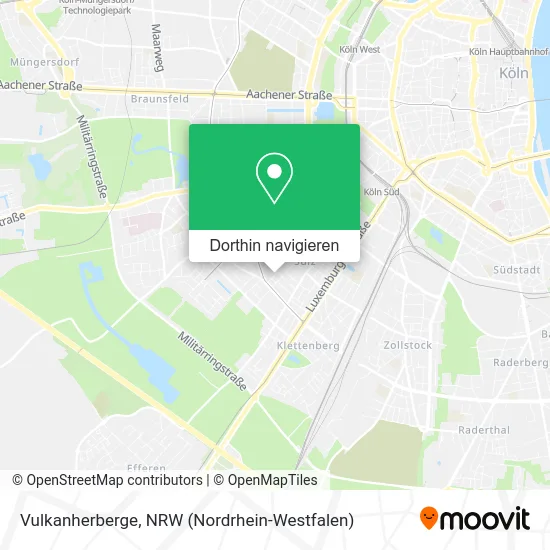 Vulkanherberge Karte